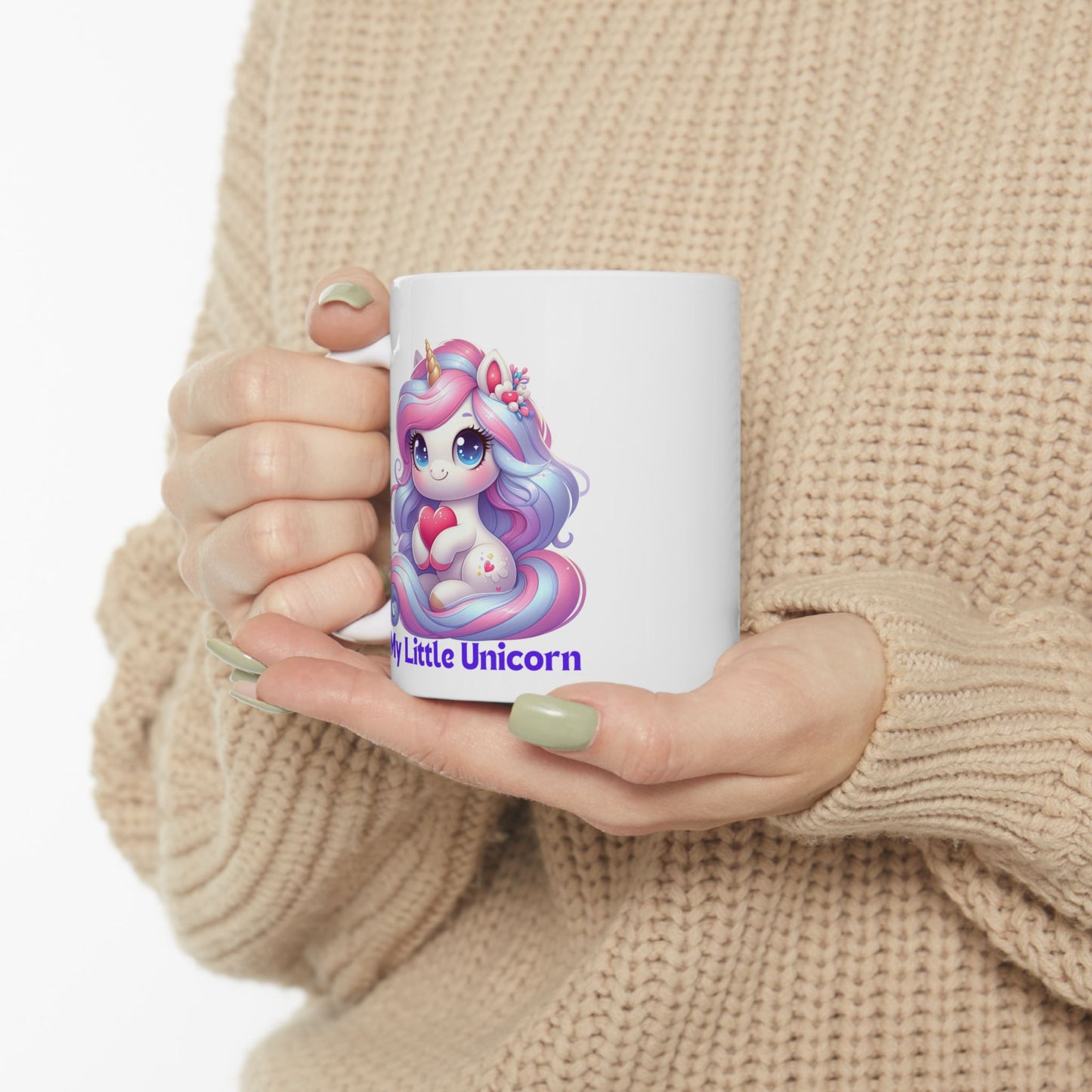 My Little Unicorn Horse Mug 11-15 Ounces White