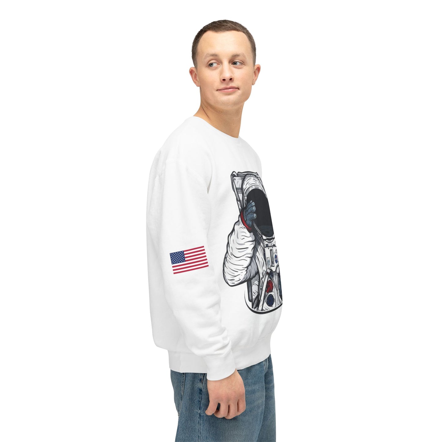 Unisex Long Sleeves Lightweight Crewneck Sweatshirt
