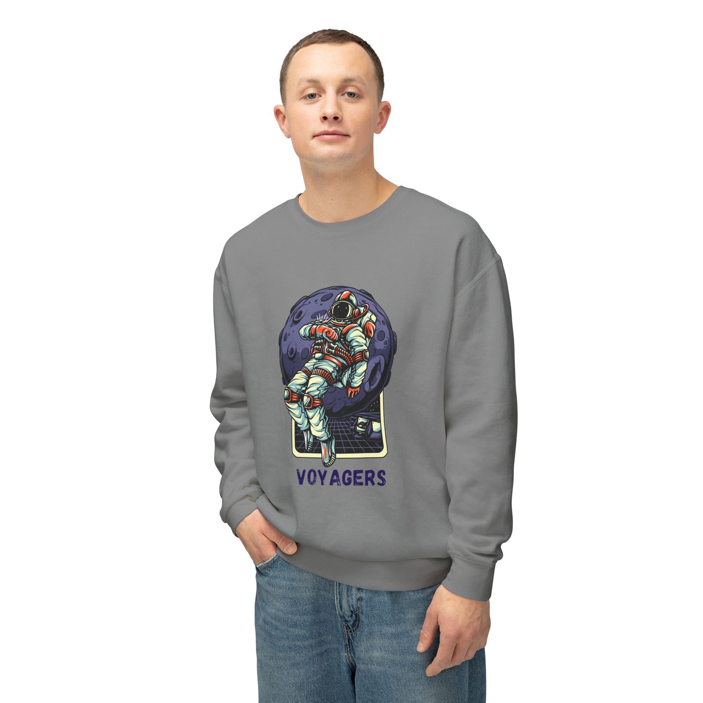 Unisex Long Sleeves Lightweight Crewneck Sweatshirt