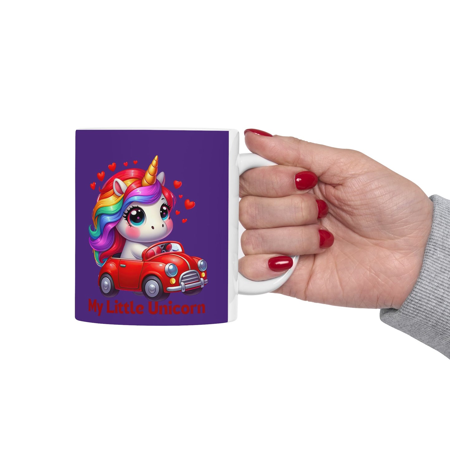 My Little Unicorn Castle Mug 11-15 Ounces Purple