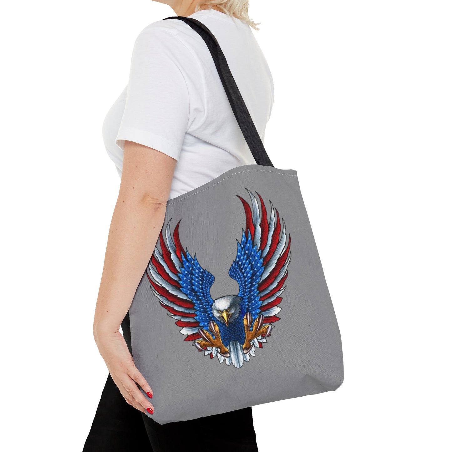 Eagle Usa Tote Bag Grey