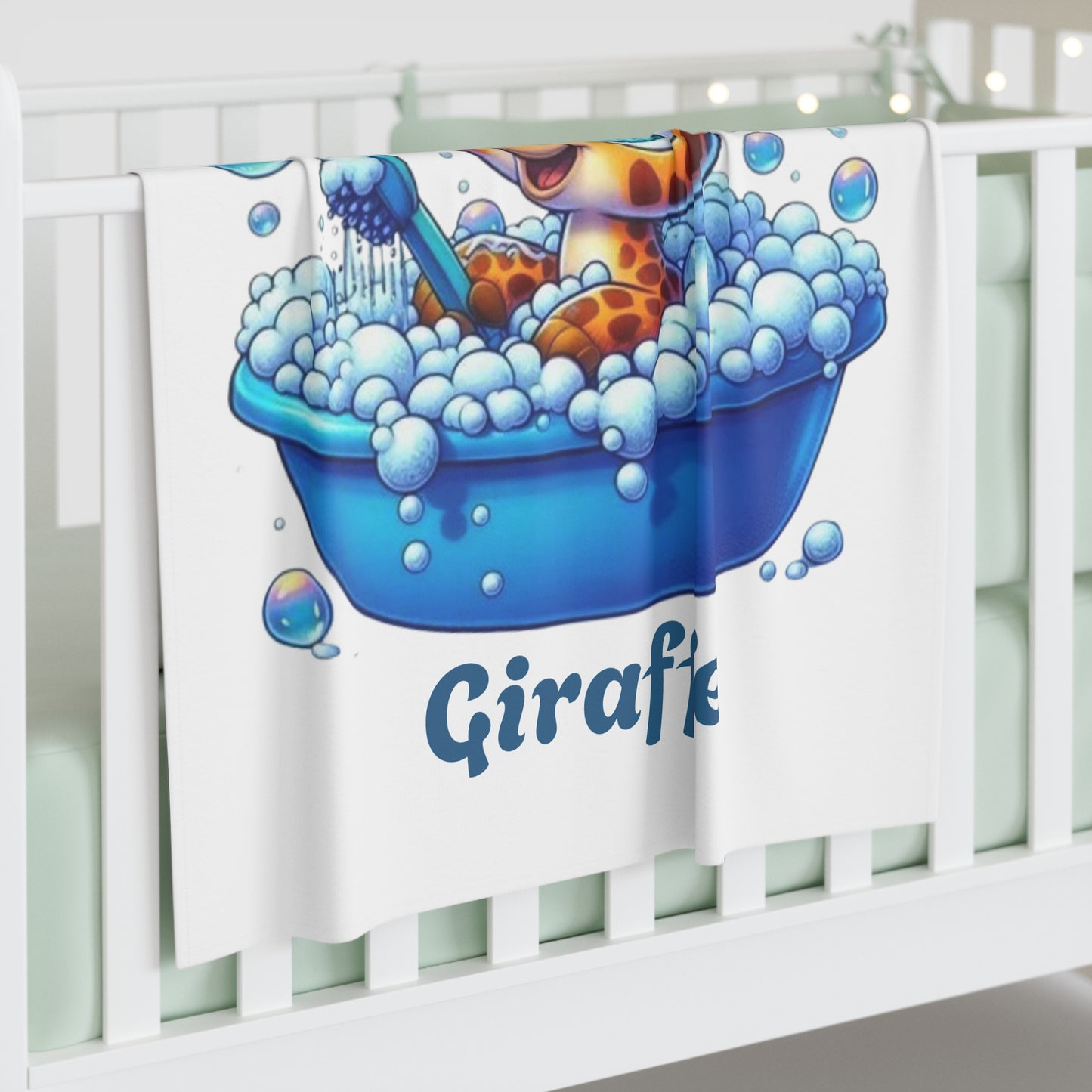 Giraffe Baby Swaddle Blanket