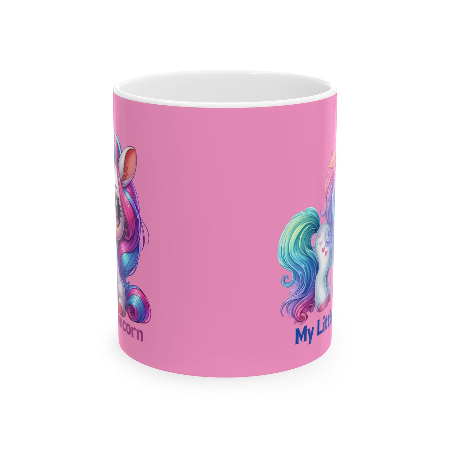 My Little Unicorn Castle Mug 11-15 Ounces Pink