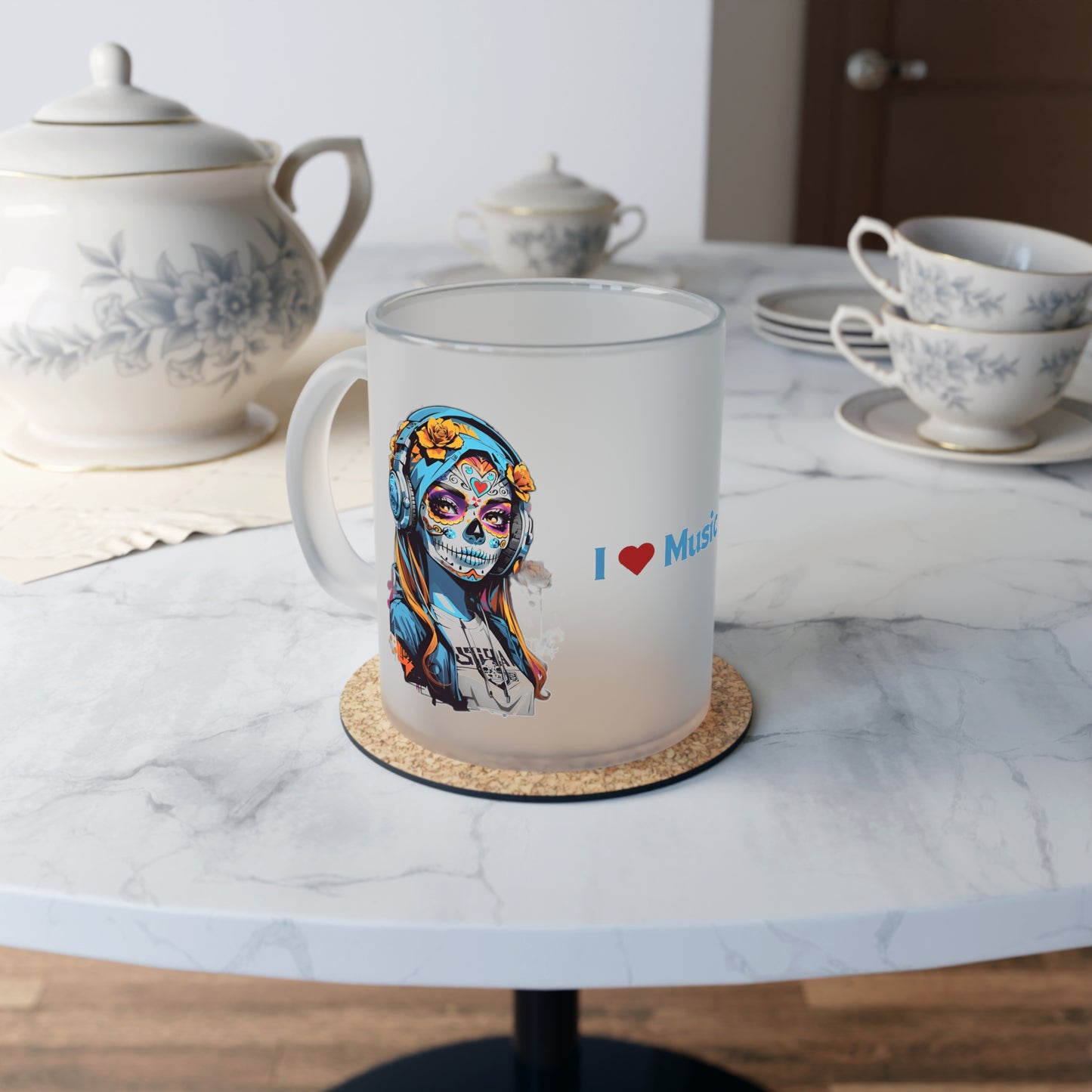 Frosted Glass Mug