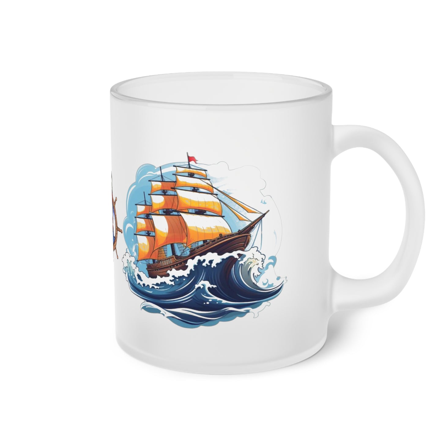 Frosted Glass Mug