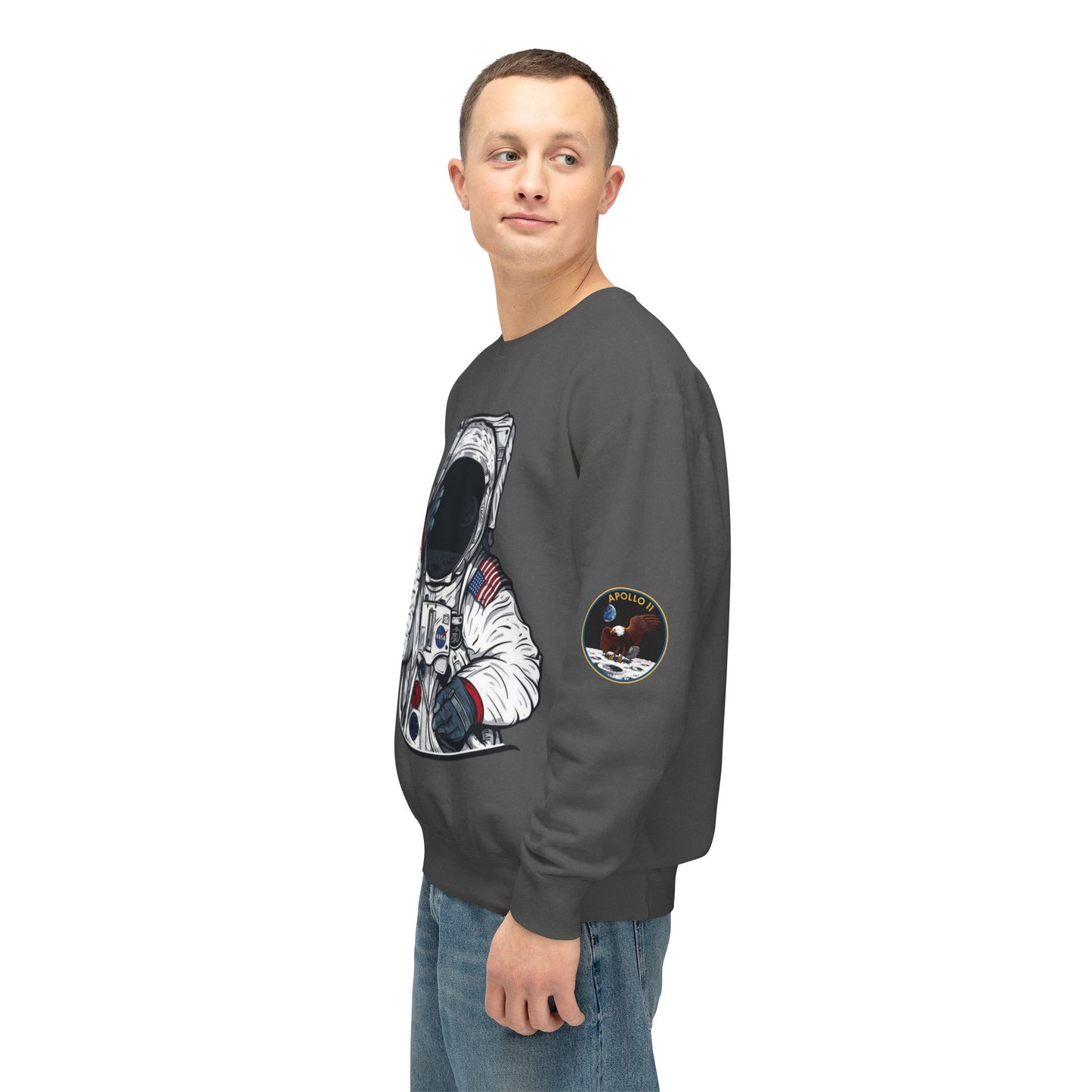 Unisex Long Sleeves Lightweight Crewneck Sweatshirt