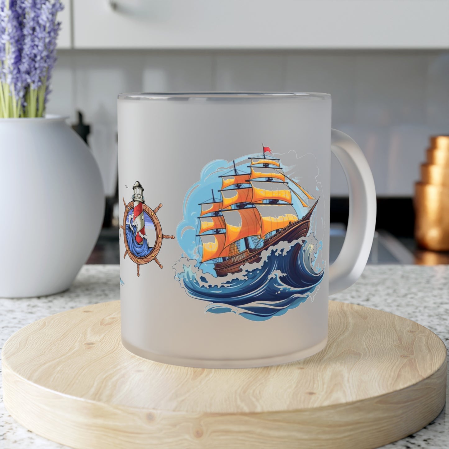 Frosted Glass Mug