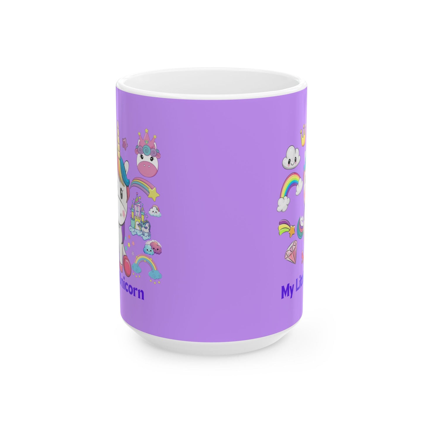 My Little Unicorn Fantasy Mug 11-15 Ounces Purple