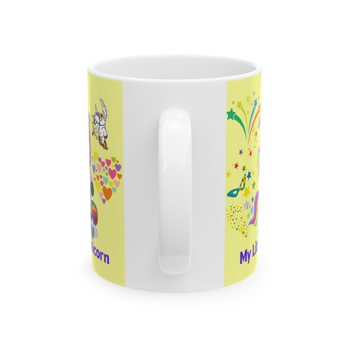 My Little Unicorn Couple Mug 11-15 Ounces Pink