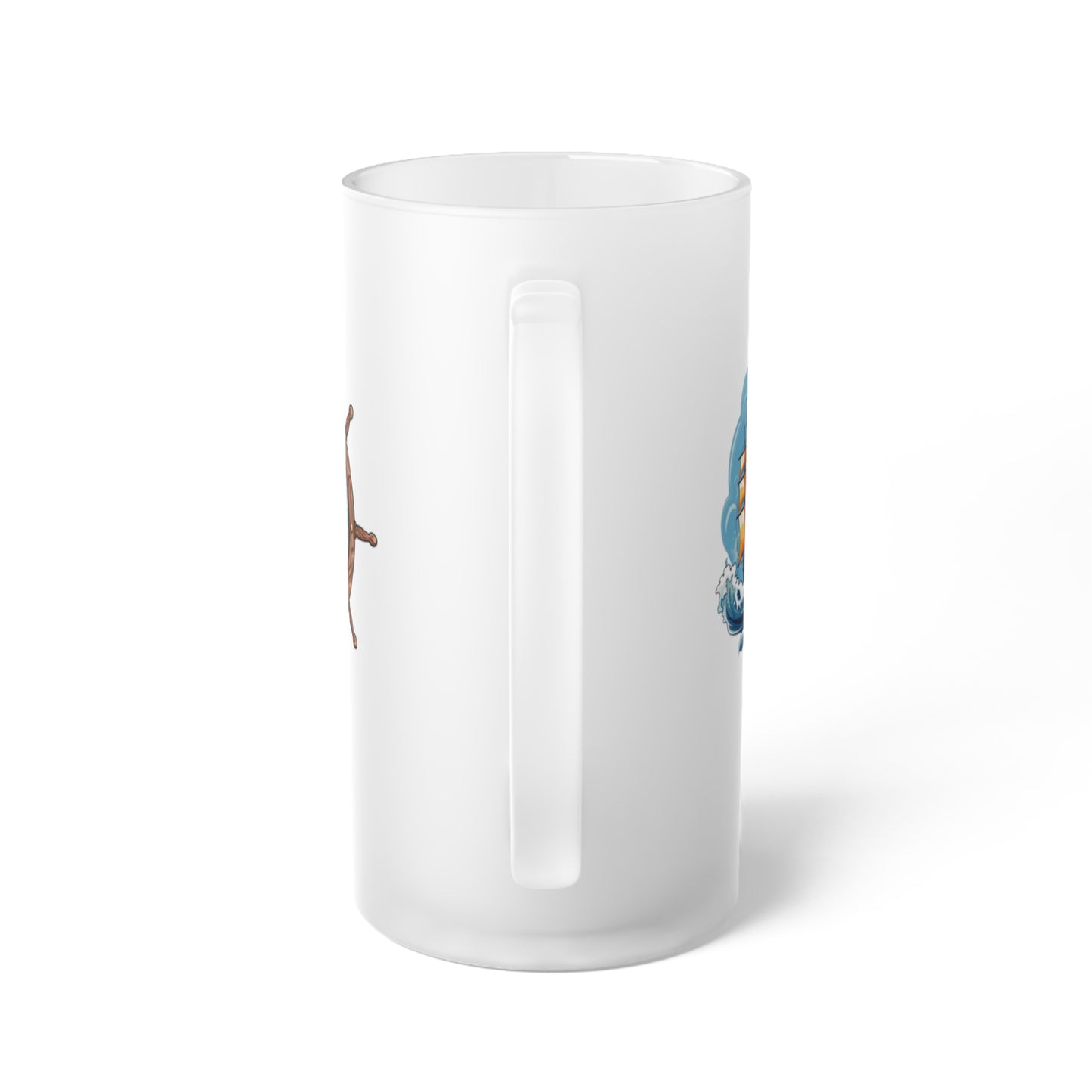 Frosted Glass Beer Mug