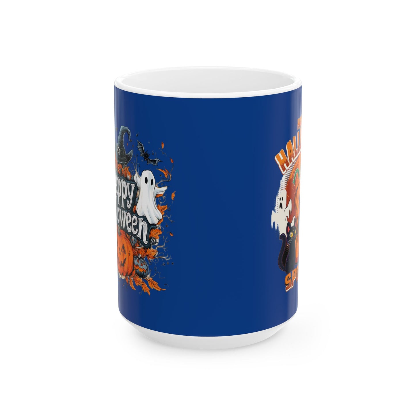 Happy Halloween Mug 11-15 Onces Dark Blue