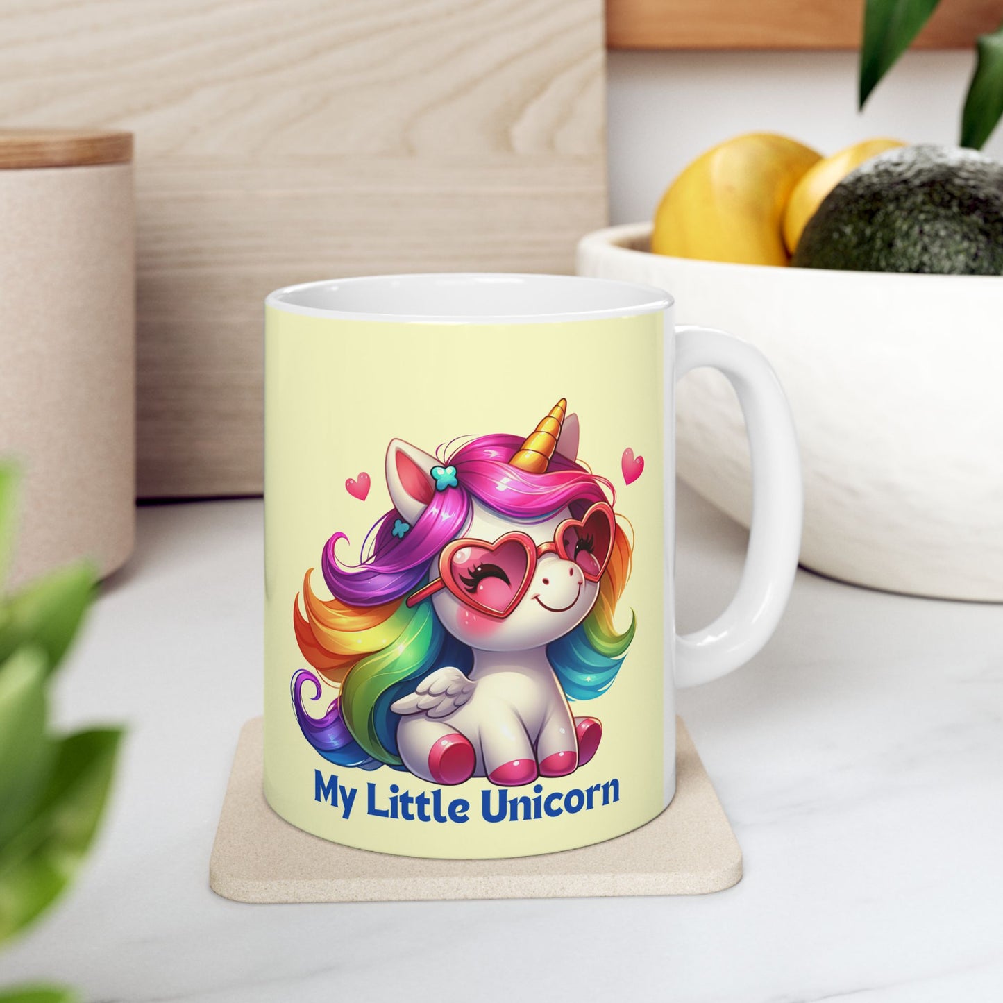My Little Unicorn Princess Mug 11-15 Ounces Yellow