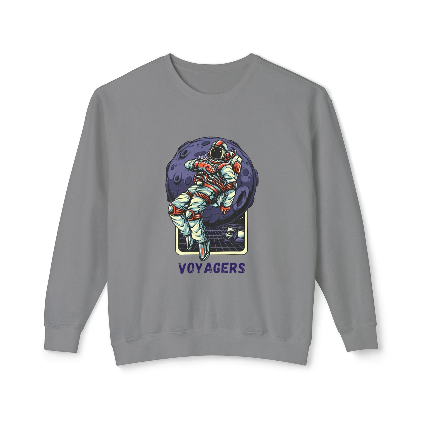 Unisex Long Sleeves Lightweight Crewneck Sweatshirt