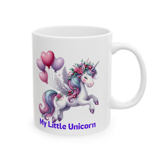 My Little Unicorn Horse Mug 11-15 Ounces White