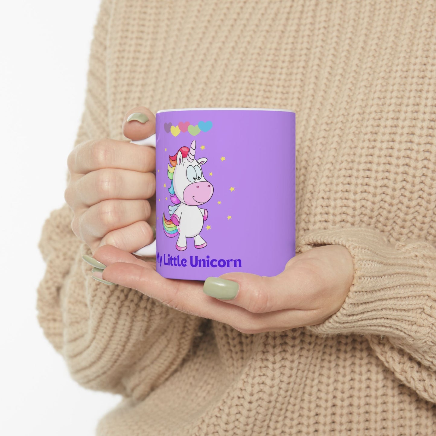 My Little Unicorn Love Mug 11-15 Ounces Purple