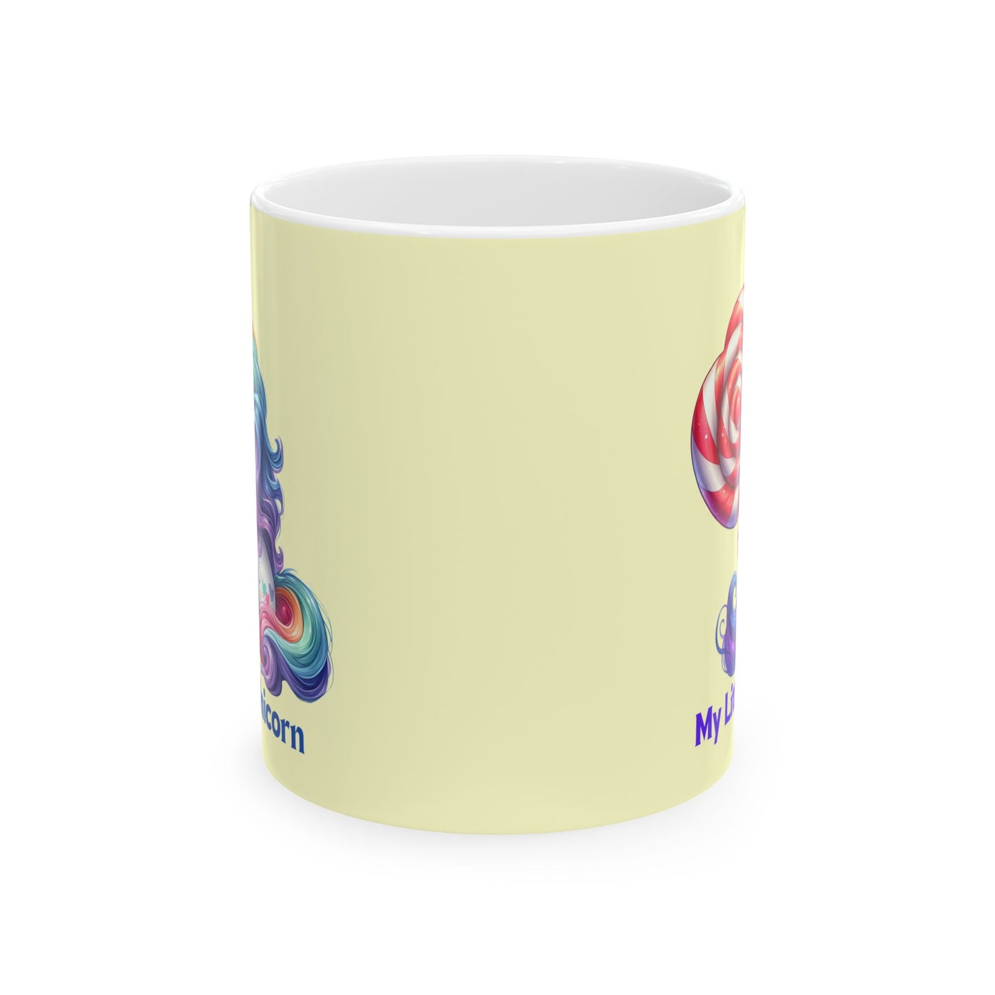 My Little Unicorn Candy Mug 11-15 Ounces Yellow