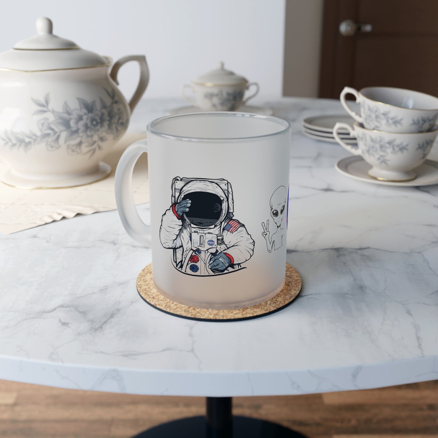 Frosted Glass Mug
