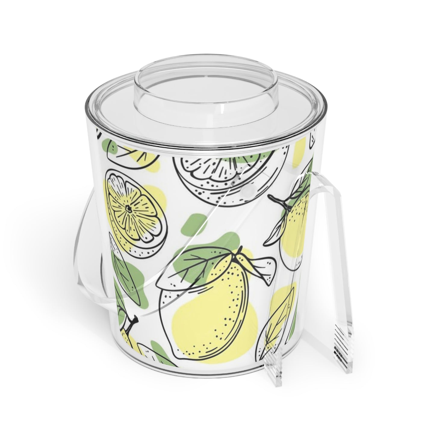 Ice Bucket with Tongs