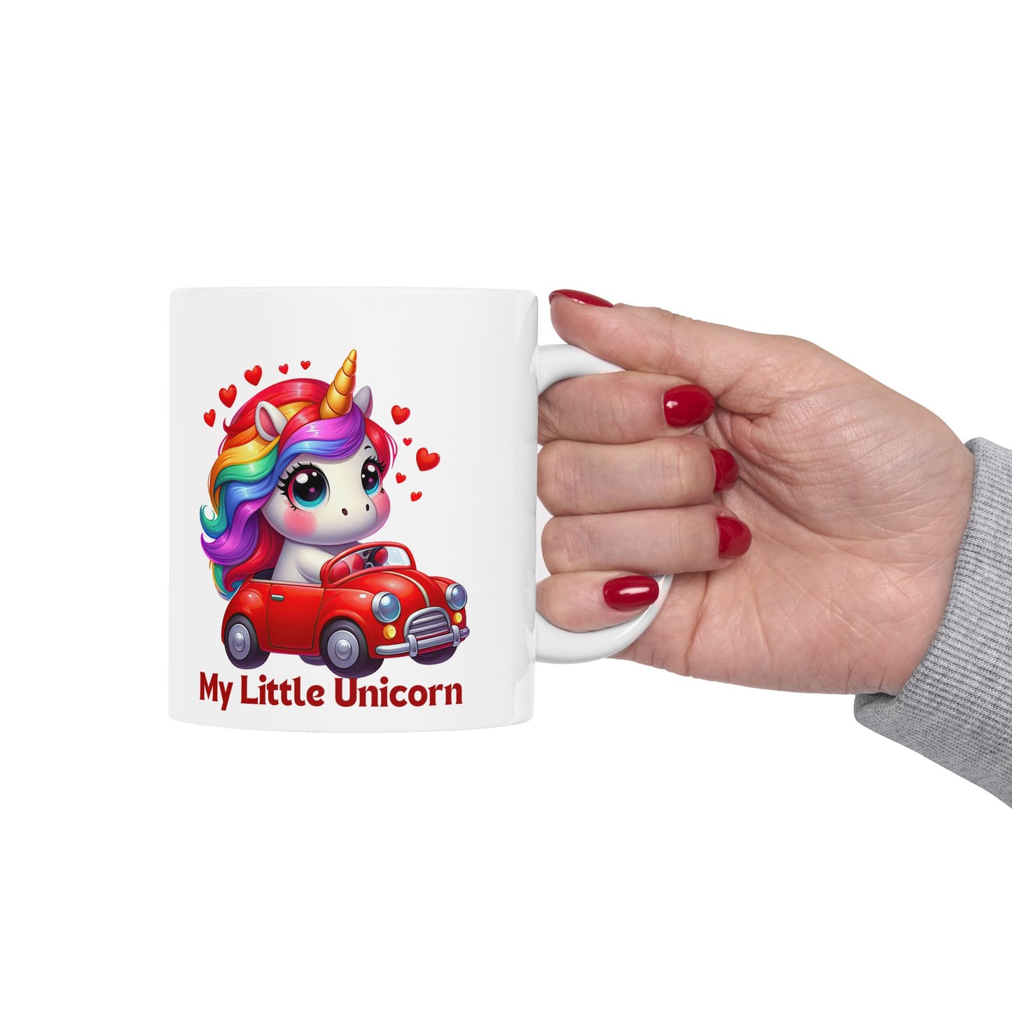 My Little Unicorn Castle Mug 11-15 Ounces White