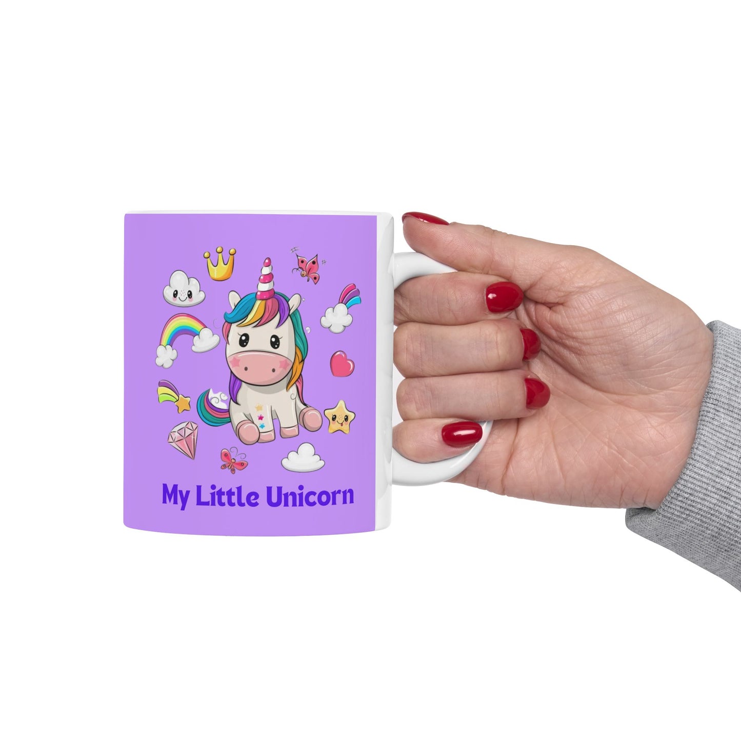 My Little Unicorn Fantasy Mug 11-15 Ounces Purple