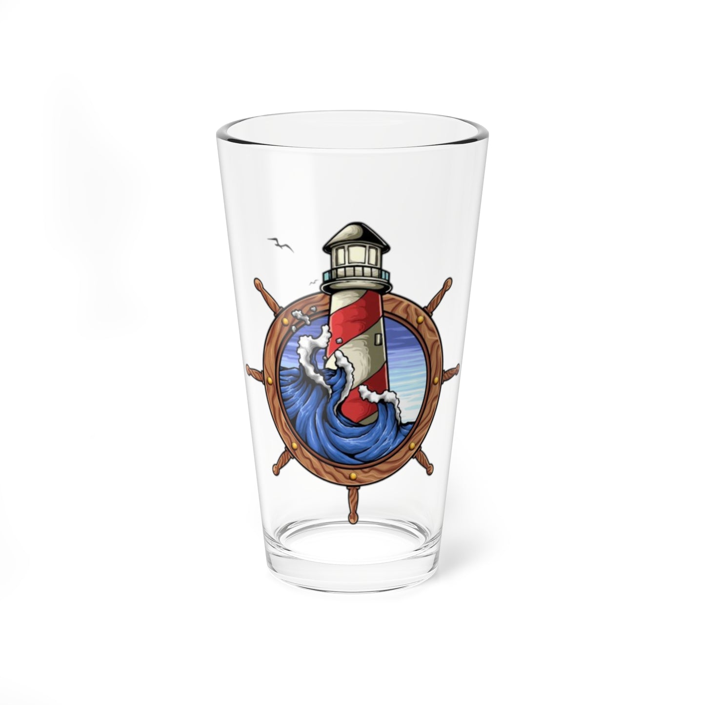 Lighthouse Mixing Glass 16 Ounces White