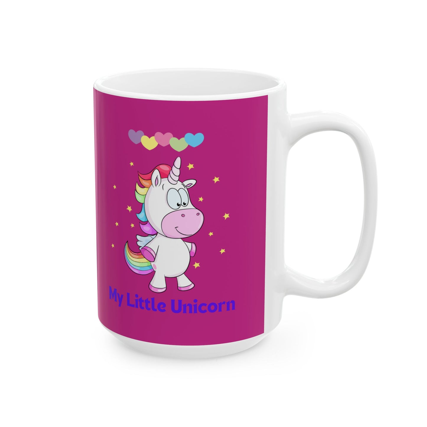 My Little Unicorn Love Mug 11-15 Ounces Pink