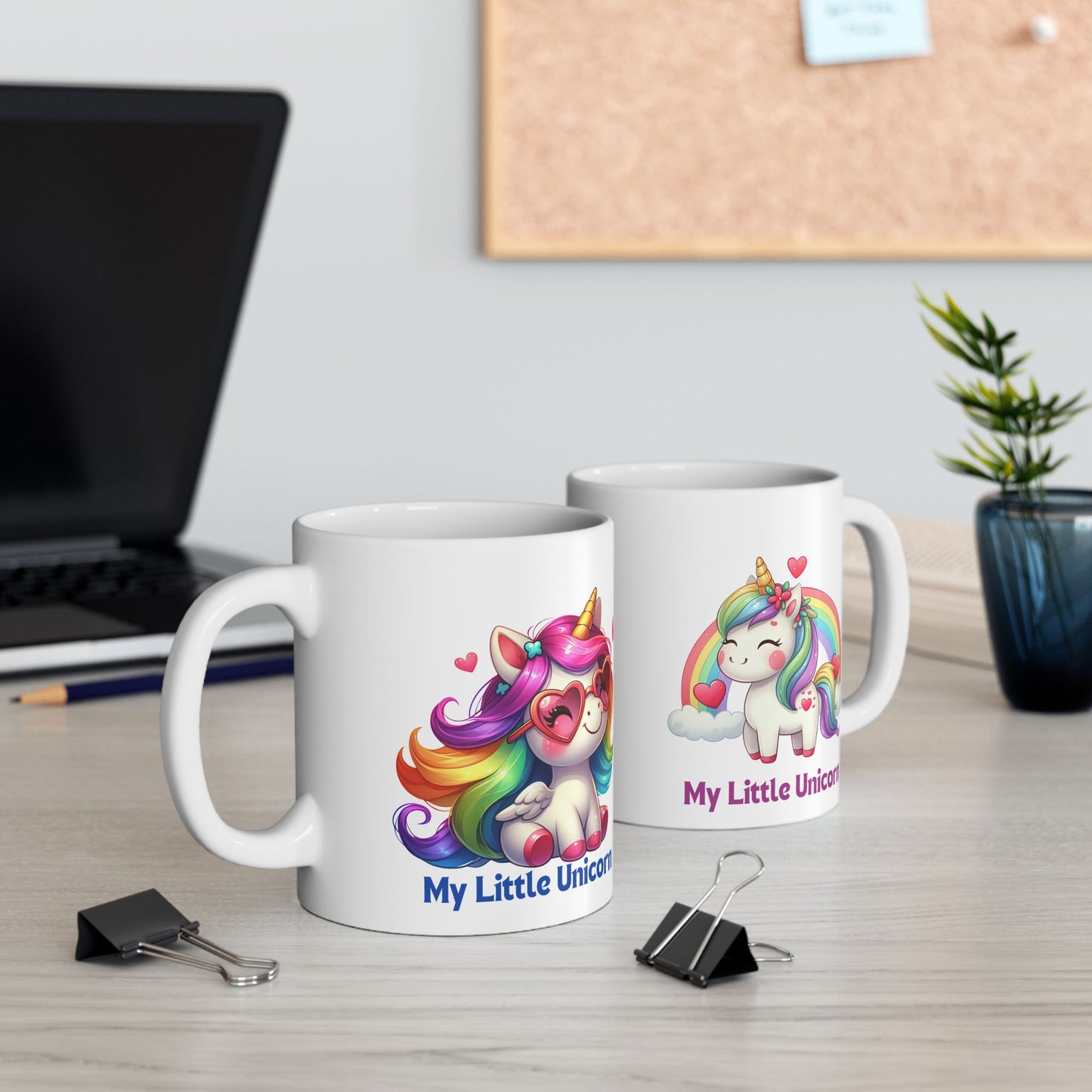My Little Unicorn Rainbow Mug 11-15 Ounces White