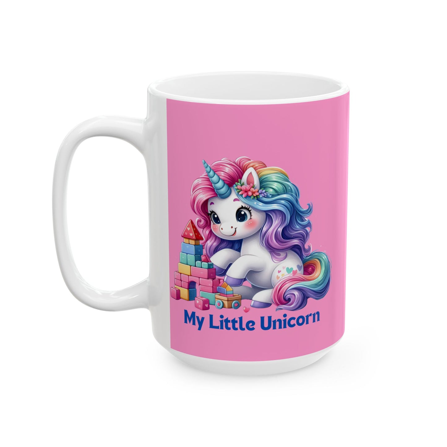 My Little Unicorn Candy Mug 11-15 Ounces Pink