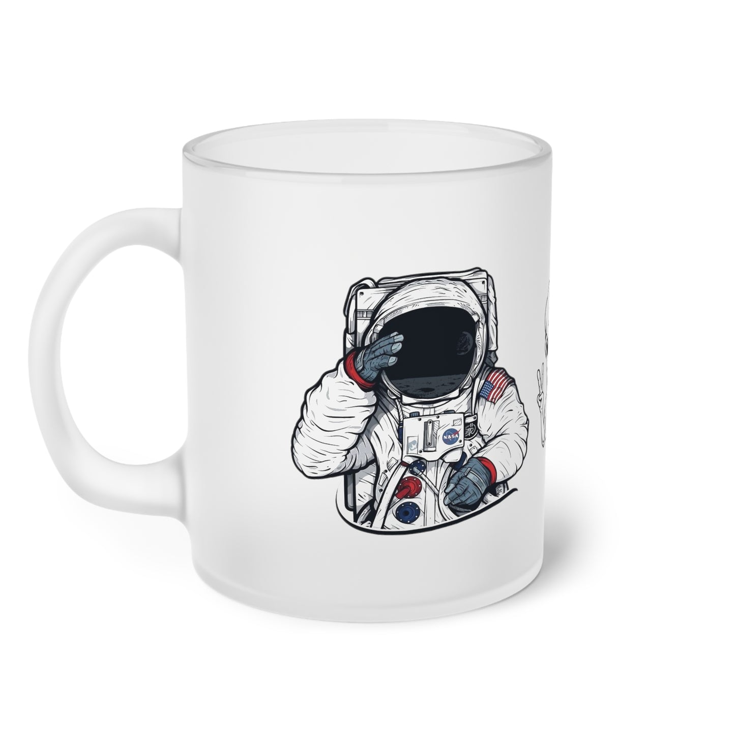 Frosted Glass Mug
