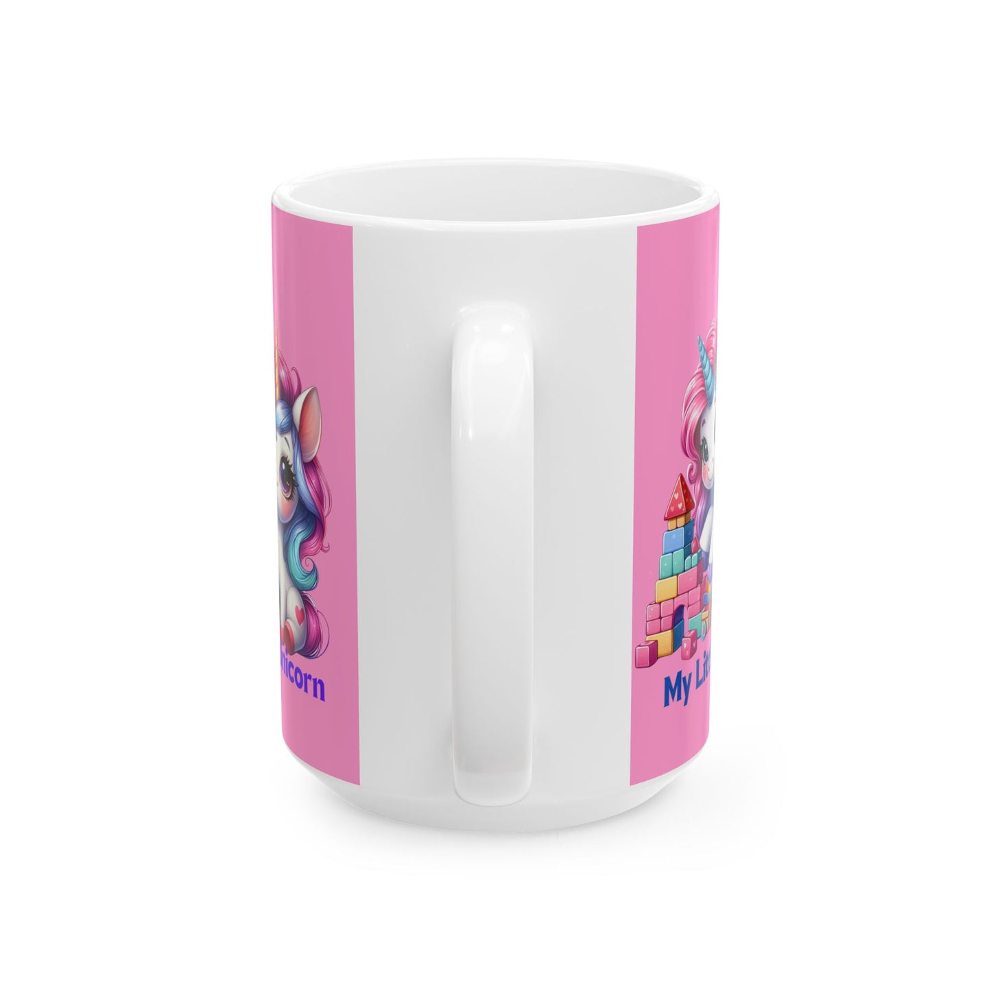 My Little Unicorn Candy Mug 11-15 Ounces Pink