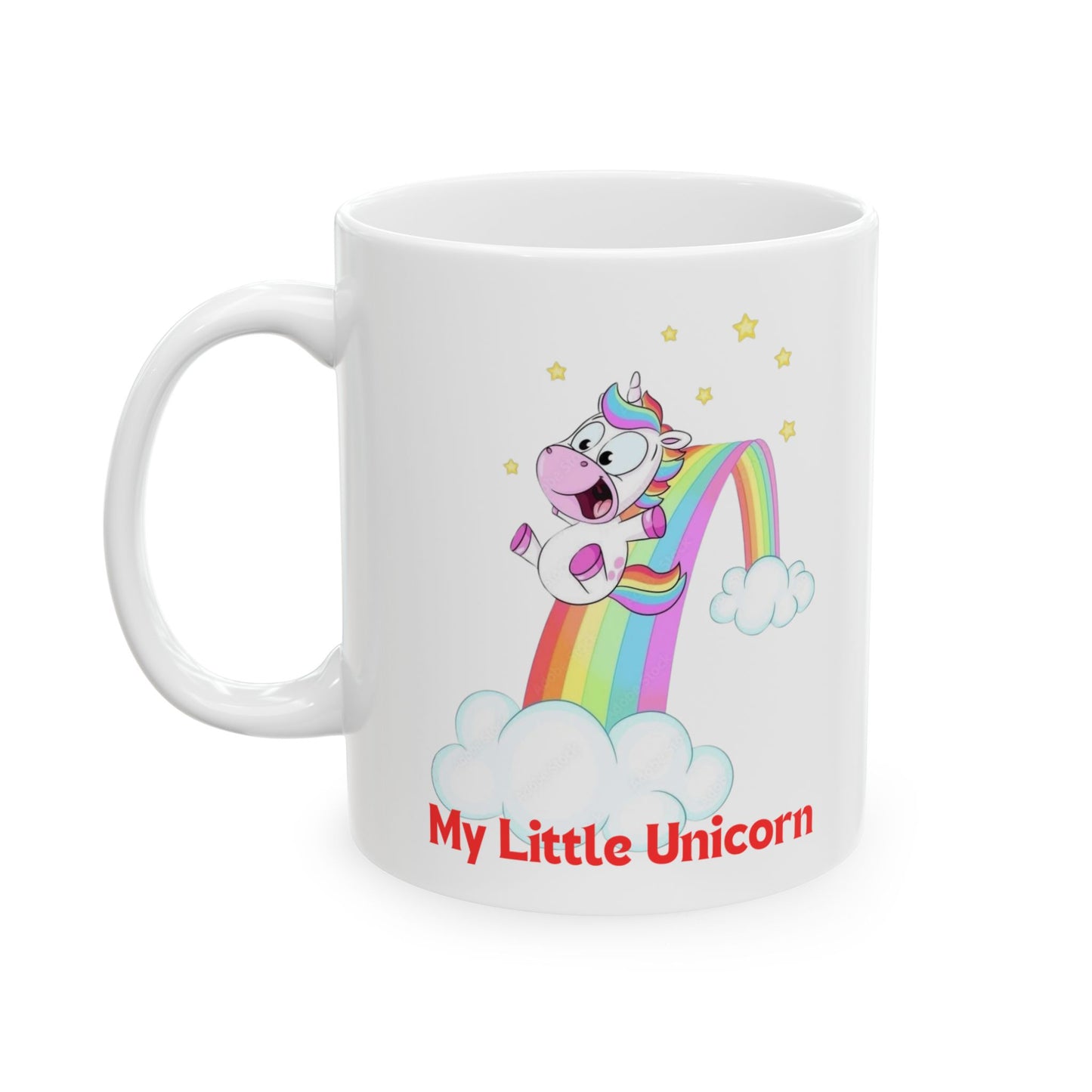 My Little Gold Star Unicorn Mug 11-15 Onces White