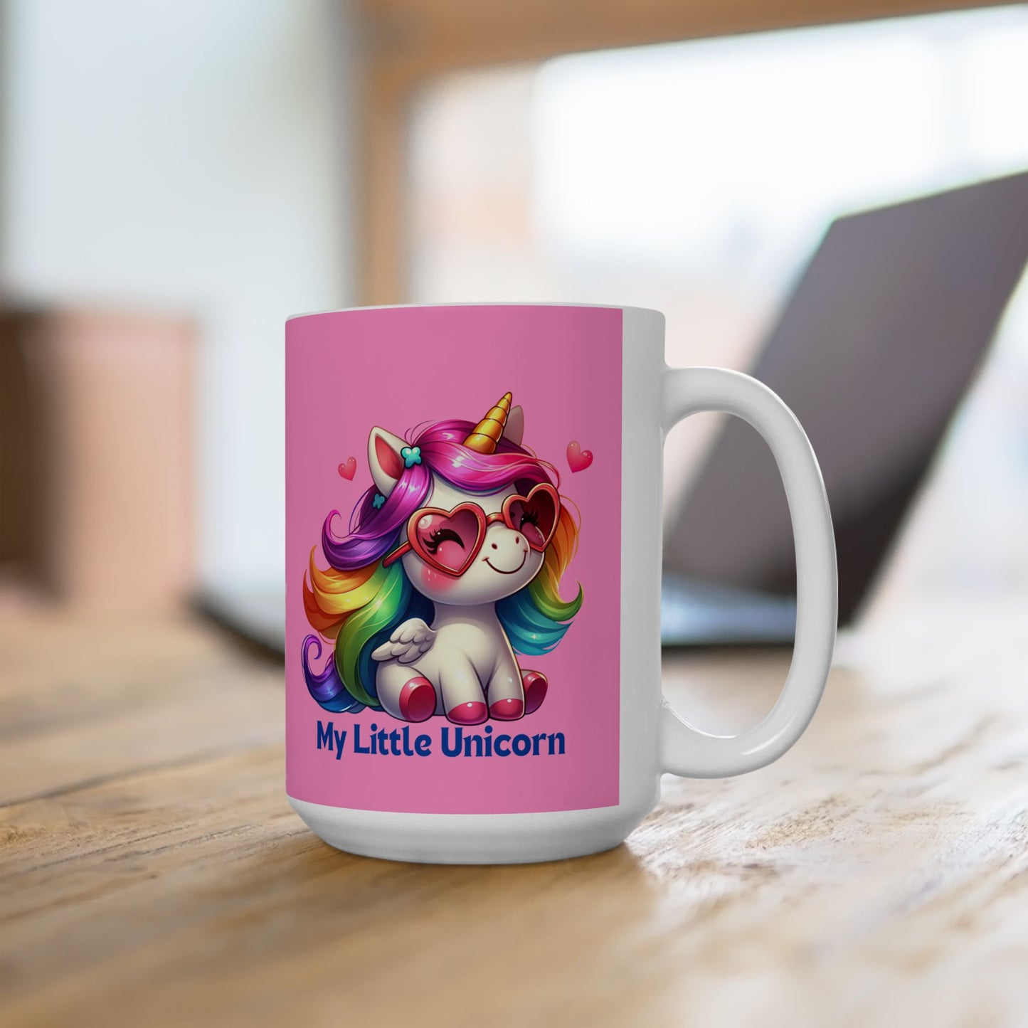 My Little Unicorn Fantasy Mug 11-15 Ounces Pink