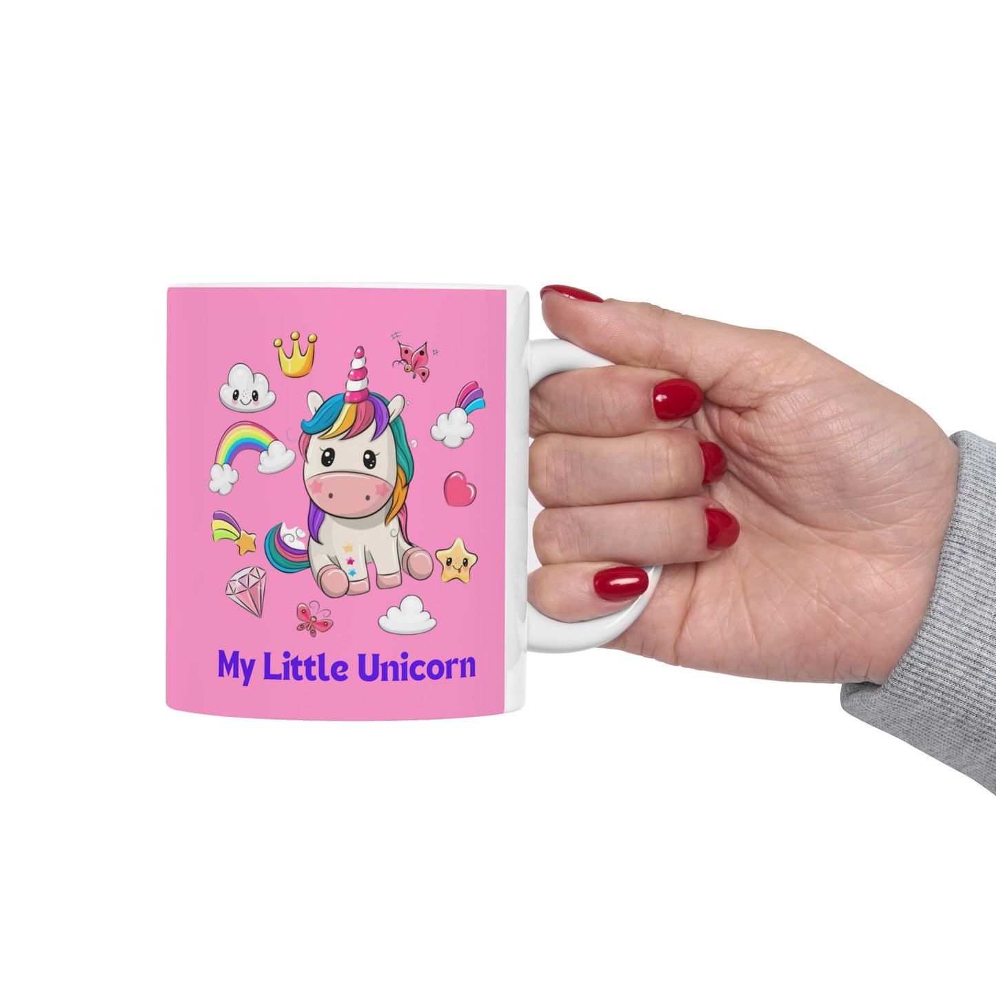 My Little Unicorn Fantasy Mug 11-15 Ounces Pink