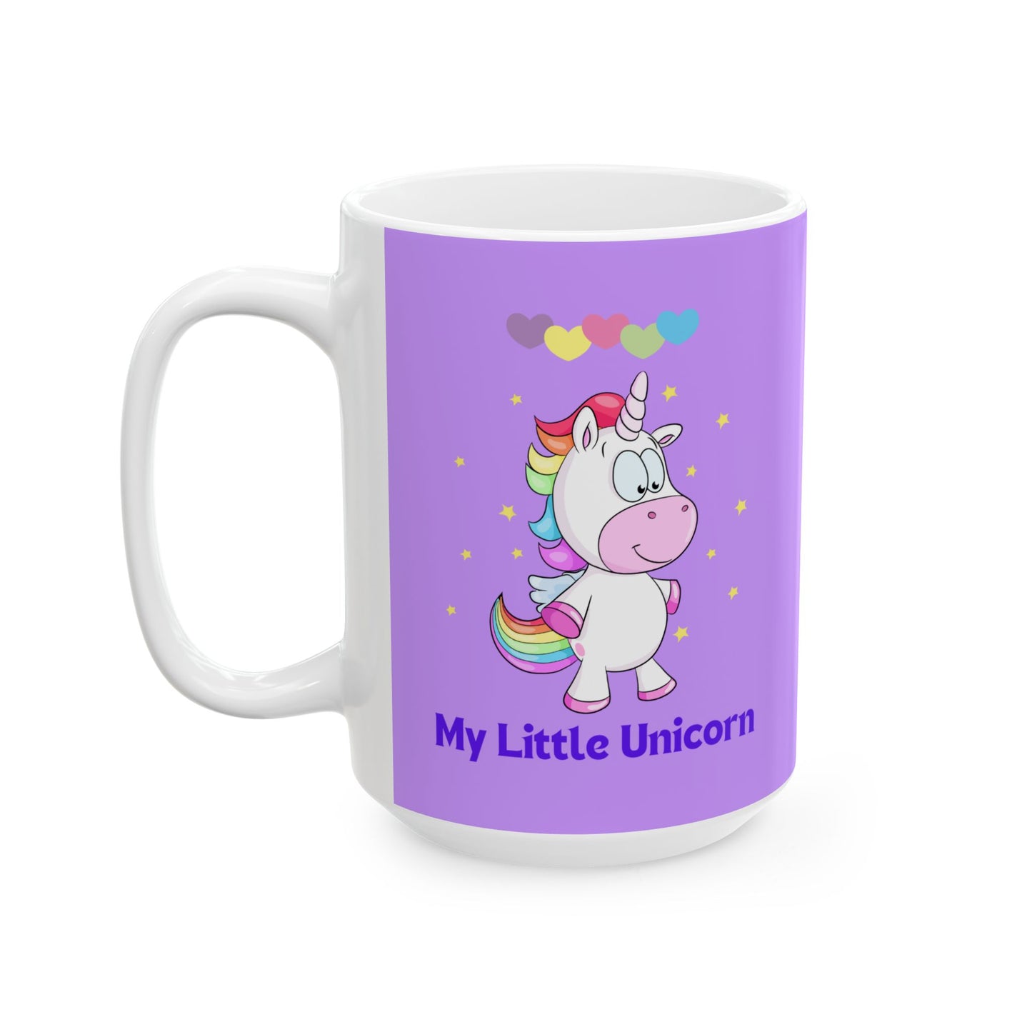 My Little Unicorn Love Mug 11-15 Ounces Purple