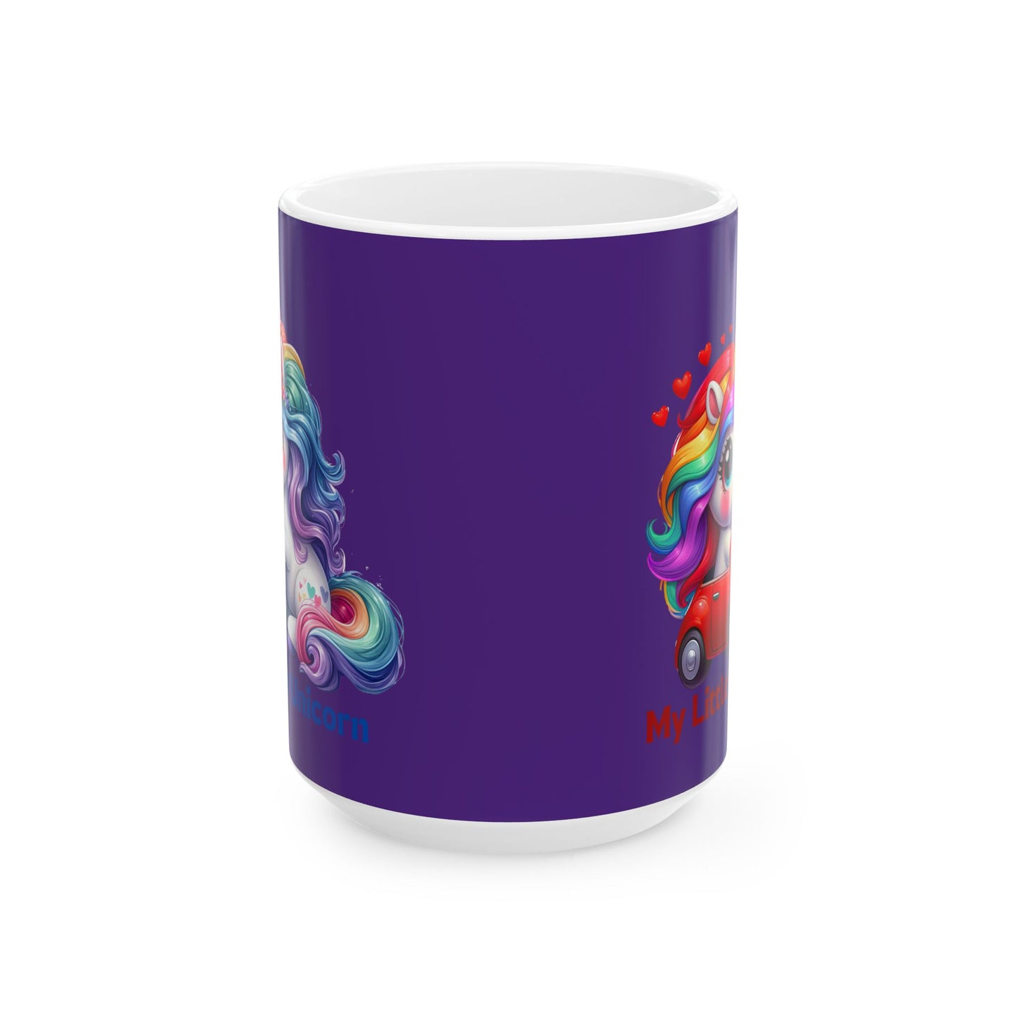 My Little Unicorn Castle Mug 11-15 Ounces Purple