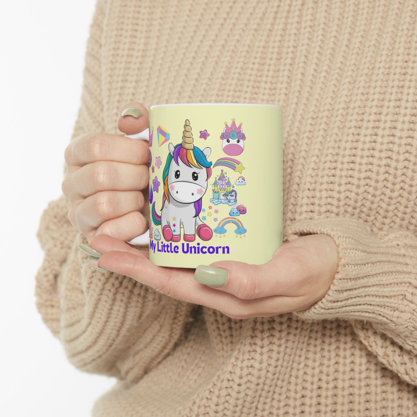 My Little Unicorn Fantasy Mug 11-15 Ounces Yellow
