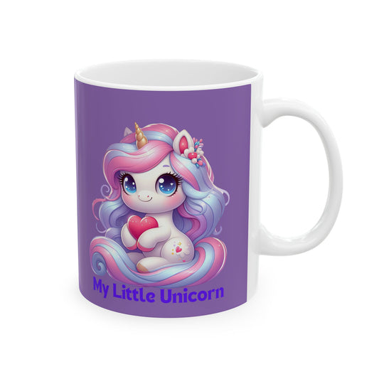 My Little Unicorn Sweet Mug 11-15 Ounces Light Purple