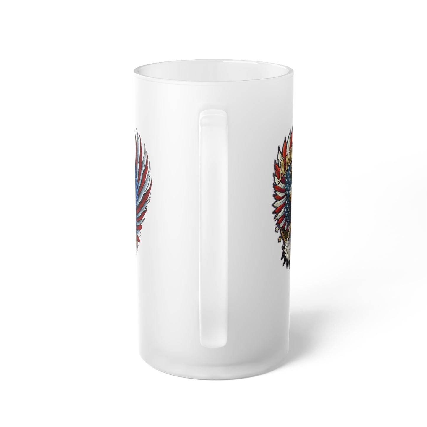 Frosted Glass Beer Mug