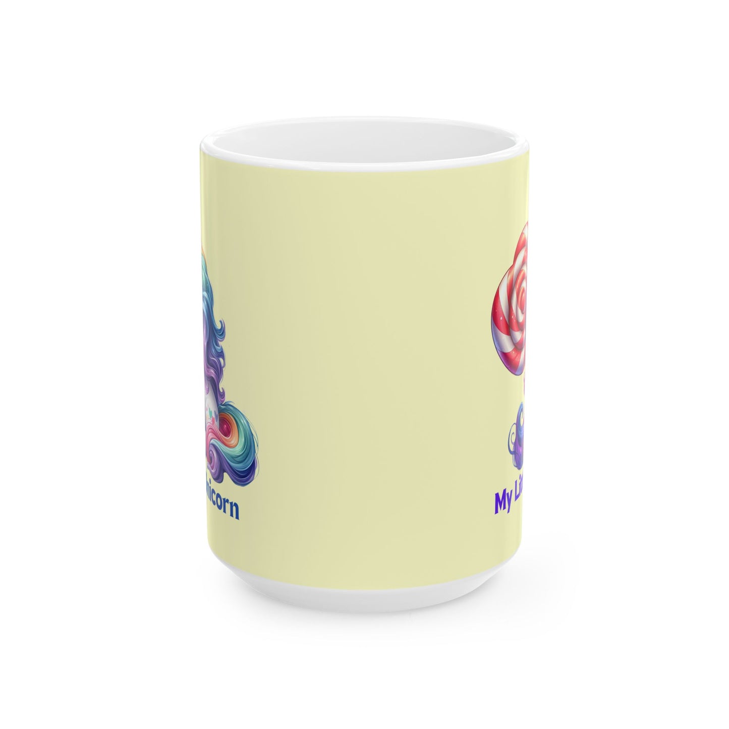 My Little Unicorn Candy Mug 11-15 Ounces Yellow
