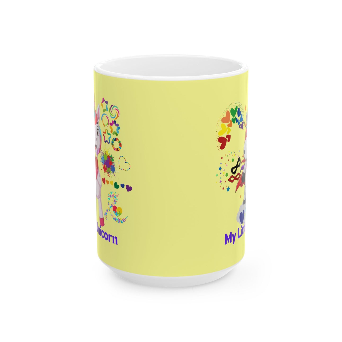 My Little Unicorn Couple Mug 11-15 Ounces Pink