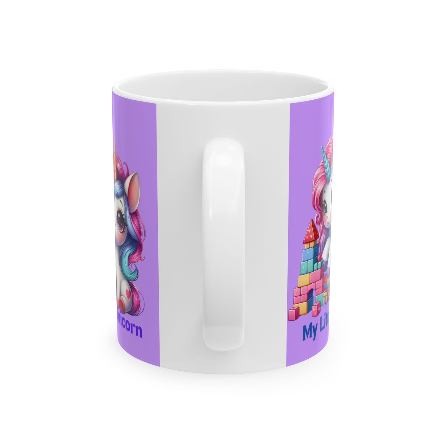 My Little Unicorn Candy Mug 11-15 Ounces Purple