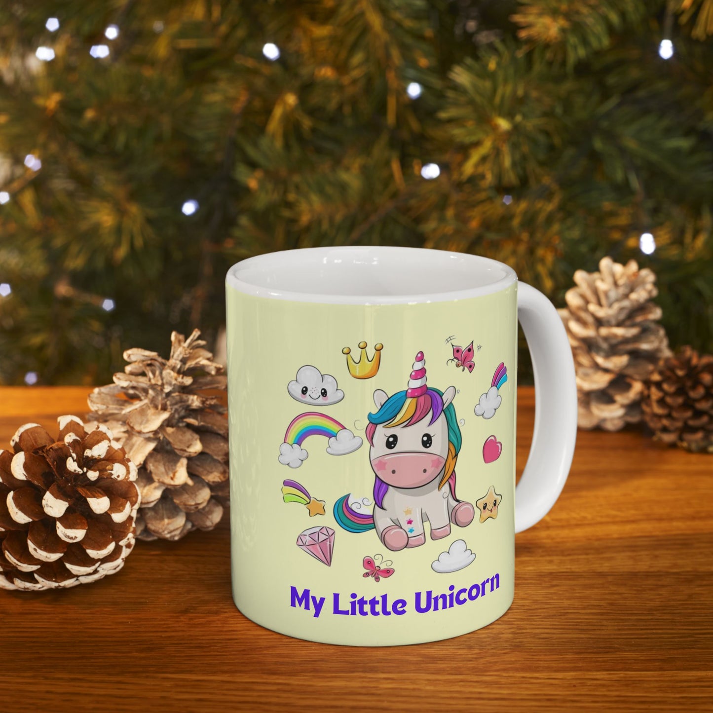 My Little Unicorn Fantasy Mug 11-15 Ounces Yellow