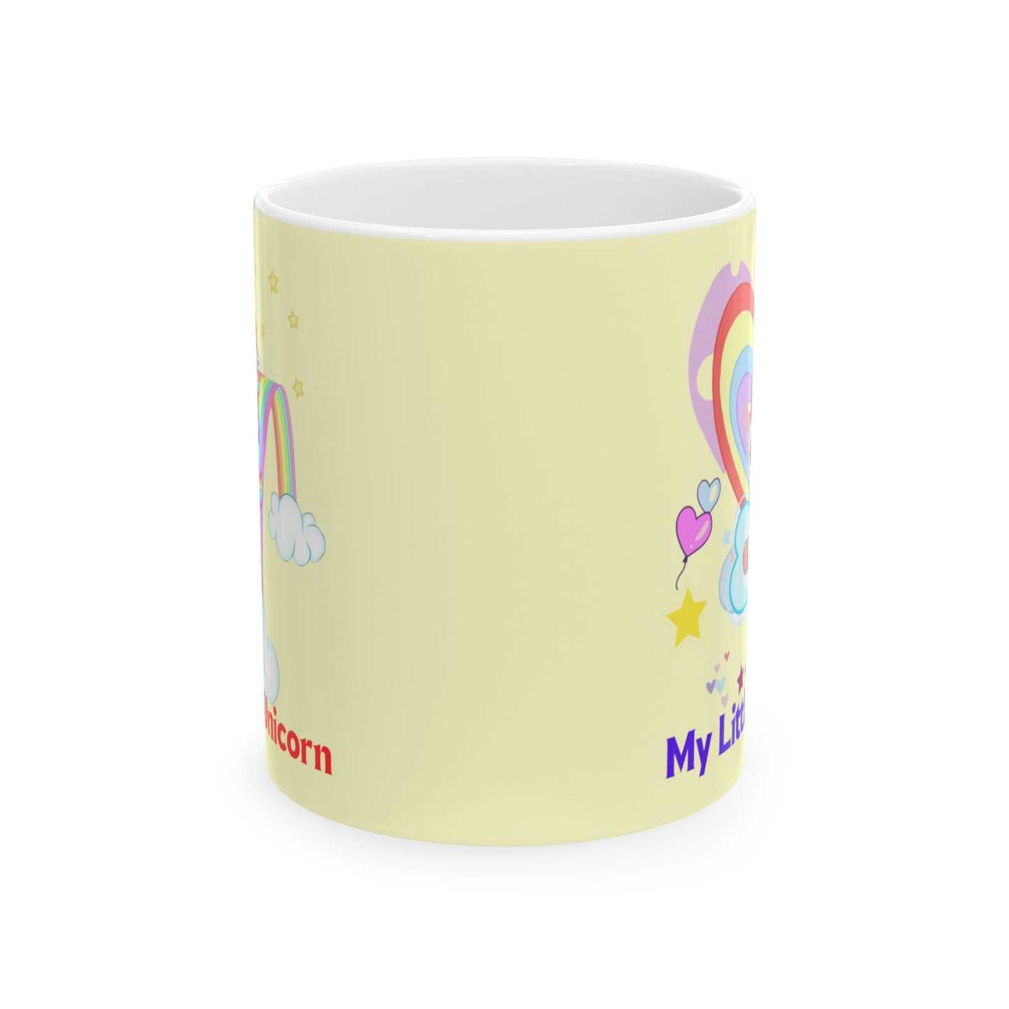 My Little Gold Star Unicorn Mug 11-15 Onces Yellow