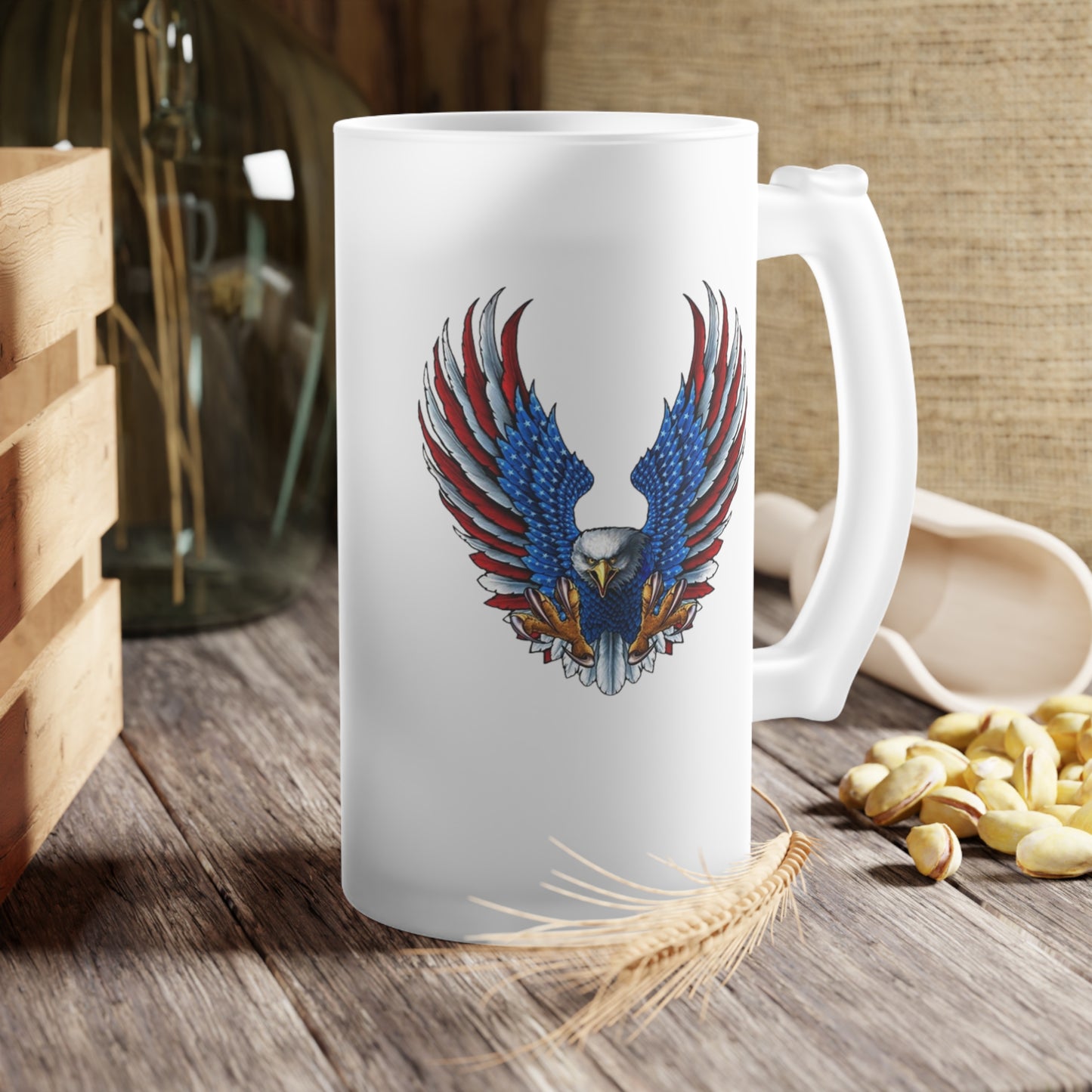 Frosted Glass Beer Mug