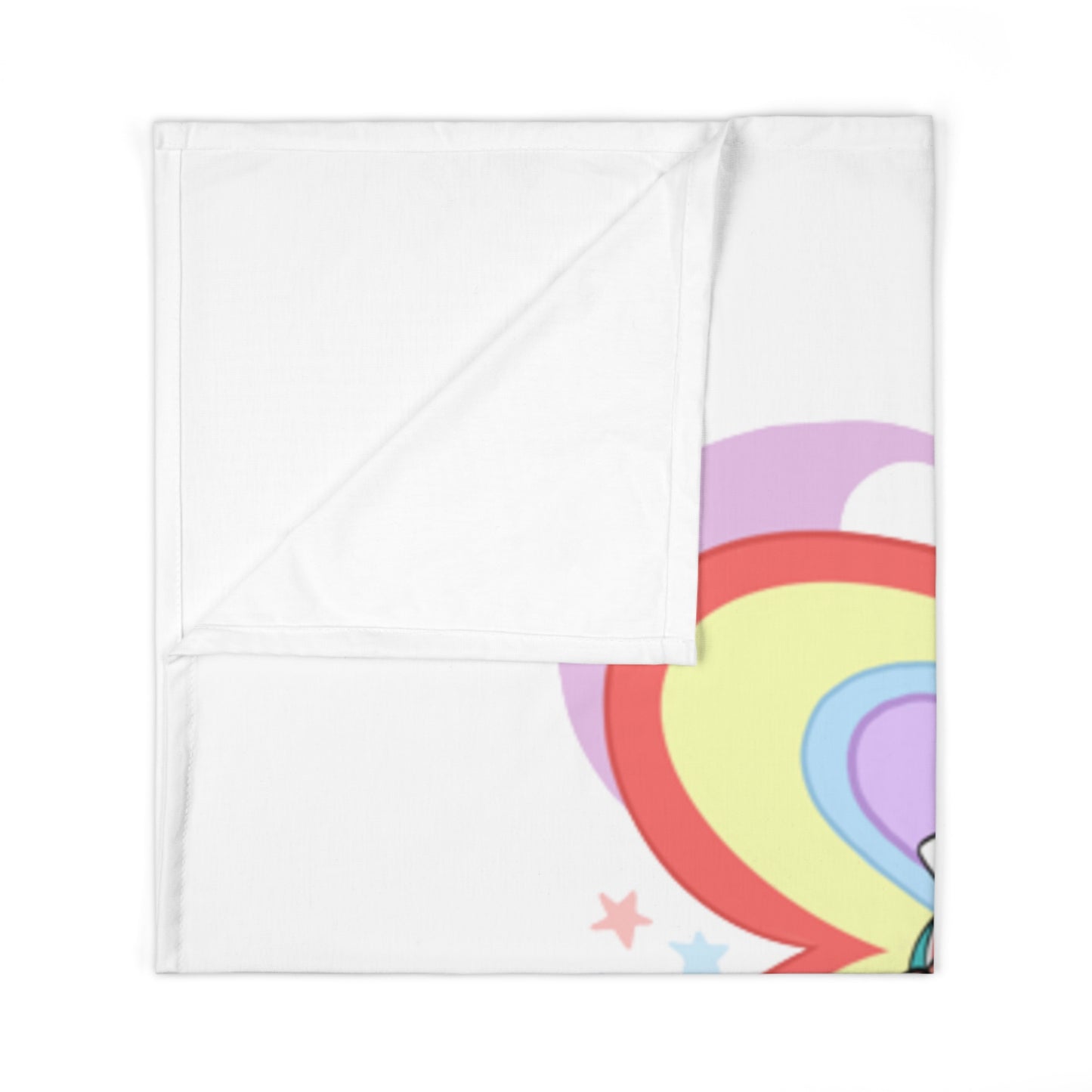 My Little Gold Star Unicorn Baby Swaddle Blanket
