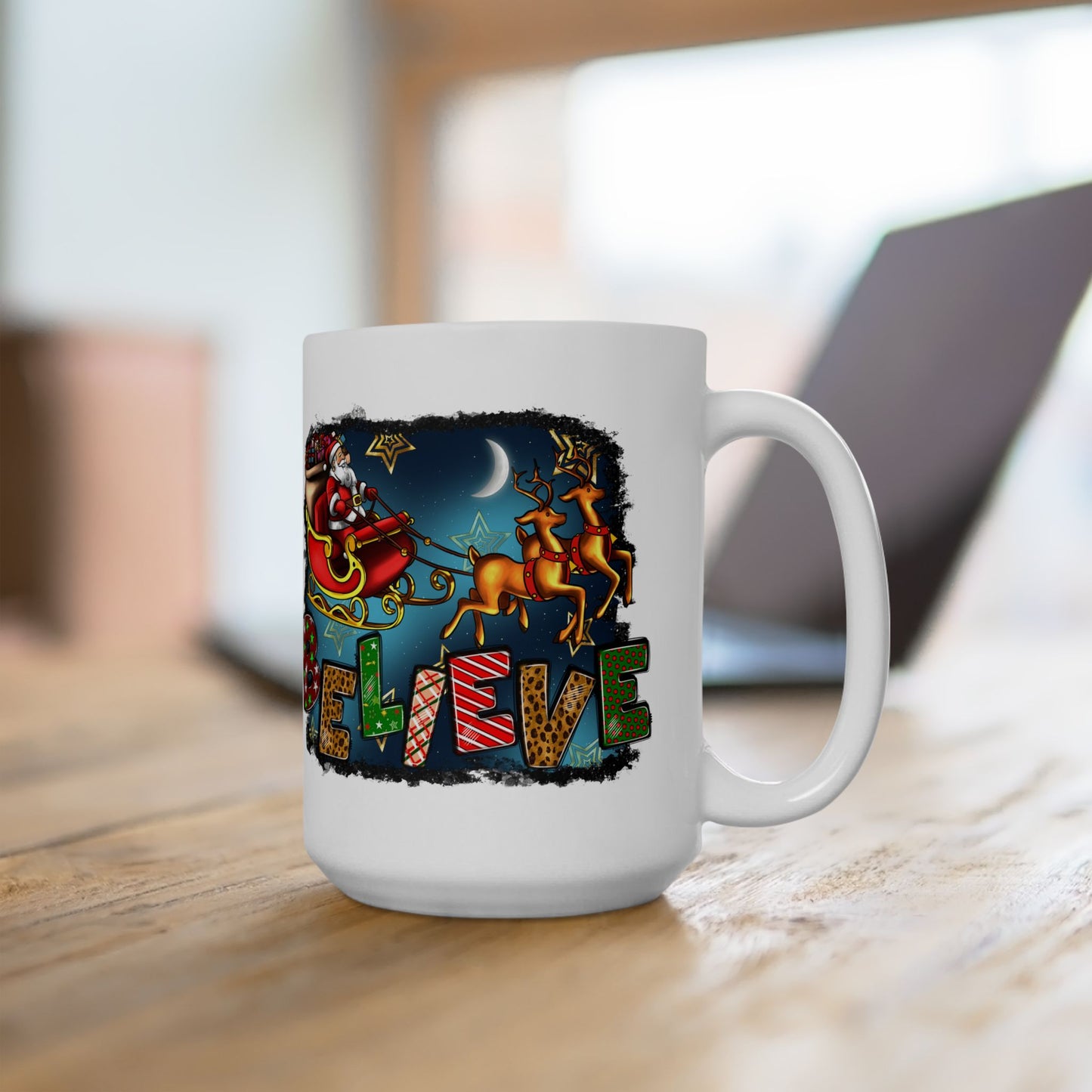 Merry Chritsmas Mug 11-15 Onces White