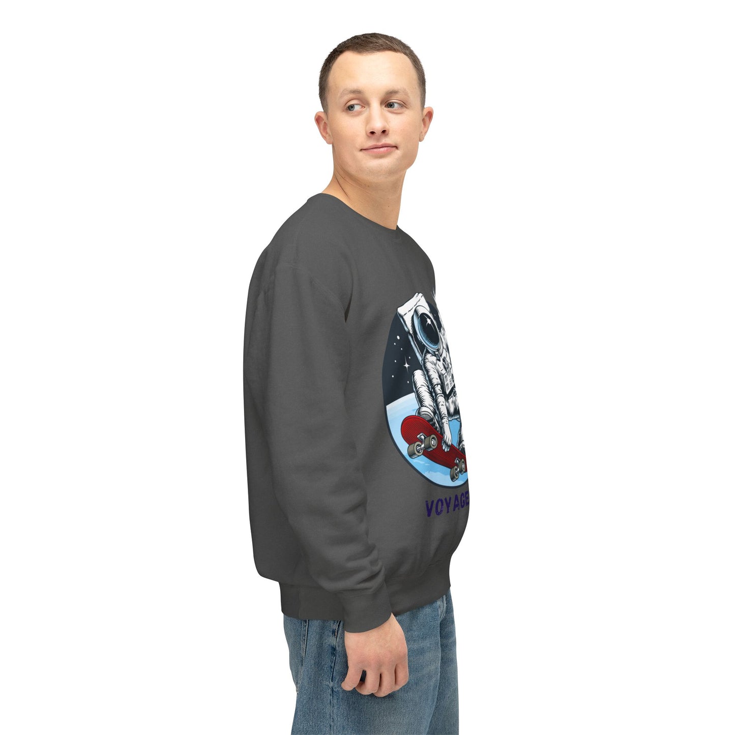 Unisex Long Sleeves Lightweight Crewneck Sweatshirt