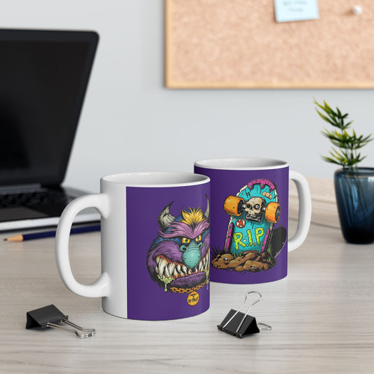 Monsters Mug 11-15 Onces Purple