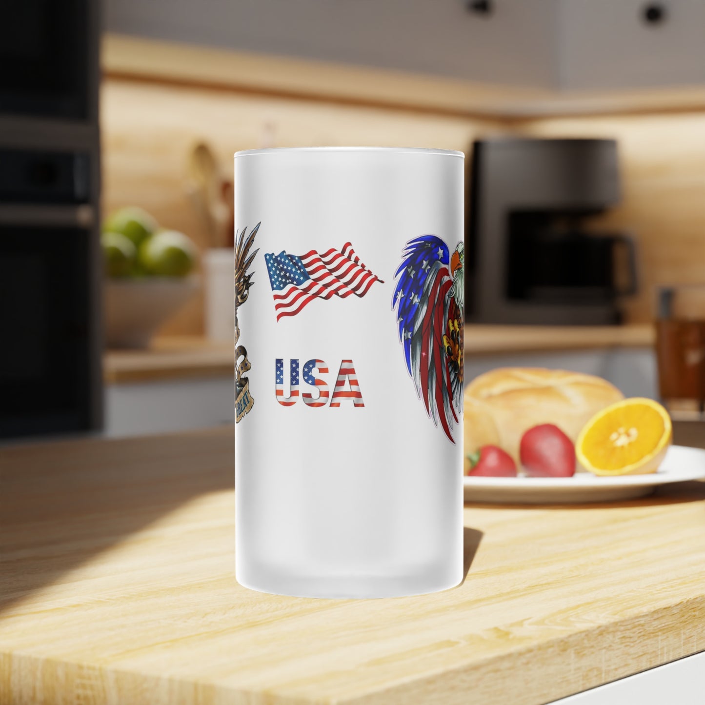 Frosted Glass Beer Mug