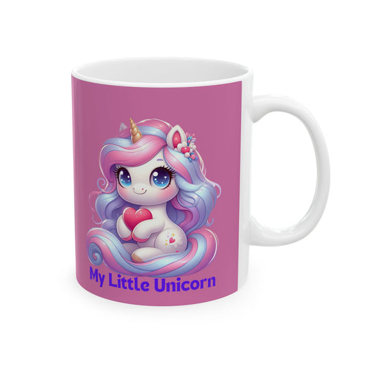 My Little Unicorn Sweet Mug 11-15 Ounces Light Pink